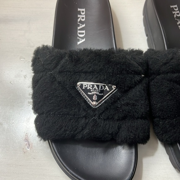 Prada Slides Black lug - Picture 4 of 16